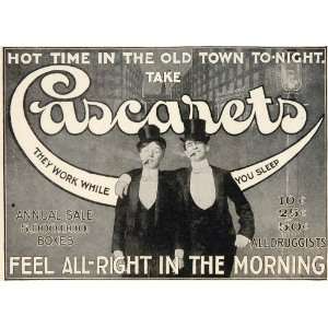   ORIGINAL Vintage Ad Cascarets Laxative Medicine   Original Print Ad