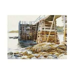   John Singer Sargent   Wharf At Ironbound Giclee Canvas