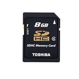  Toshiba 8GB SD Card Class 4 Memory Card Electronics