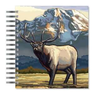  Roaming Elk Picture Photo Album, 18 Pages, Holds 72 Photos 