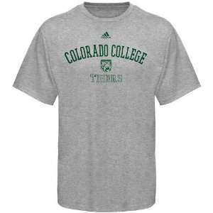  adidas Colorado College Tigers Ash Practice T shirt (XX 