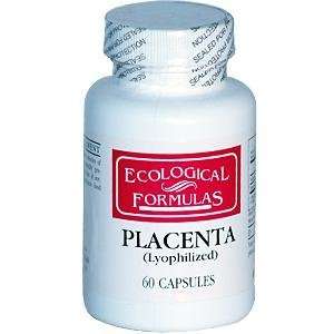   Formulas, Placenta (Lyophilized), 60 Capsules