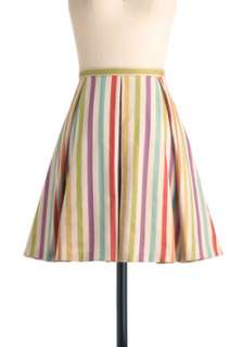 Line Striped Skirt  Modcloth