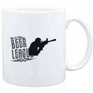  Mug White  Shooting   BEER LEAGUE / SINCE 1972  Sports 