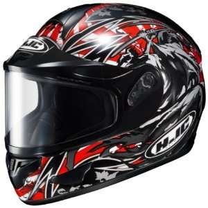 HJC CL 16 Slayer Snow Helmet With Electric Shield MC 1 Red Extra Small 
