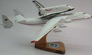 Antonov An 225 Shuttle Carrier Plane Wood Model Big FS  