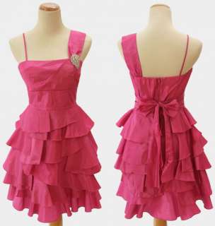 TEEZE ME $90 Fuchsia Juniors Short Prom Homecoming Evening Dress Sz 5 