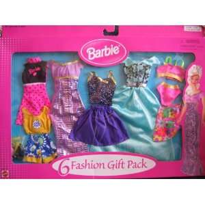  Barbie 6 Fashion Gift Pack   Formal to Beachwear (1998 