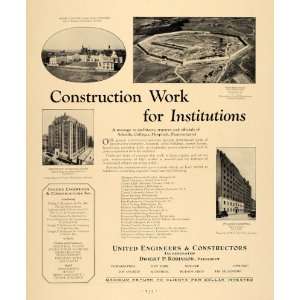  1930 Ad United Engineer Constructor Robinson Graterford 