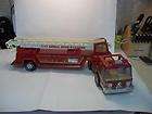   Hook N Ladder Fire Truck Pressed Steel Good Solid Condition No Rust