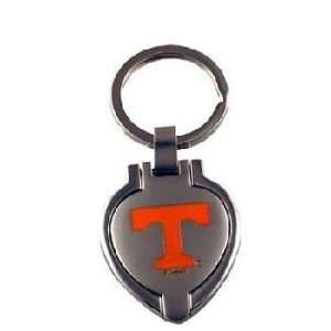  University Of Tennessee Keychain Metal Heart Locke Case 