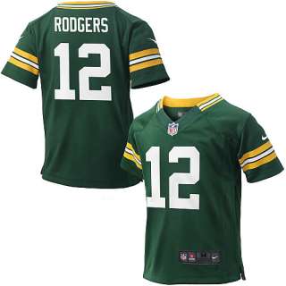 Toddler Nike Green Bay Packers Aaron Rodgers Game Team Color Jersey 