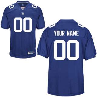 Reebok New York Giants Customized Authentic Team Color Jersey (48 56 