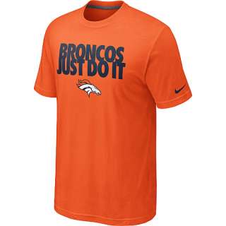 Nike Denver Broncos Just Do It T Shirt   Alternate Color    