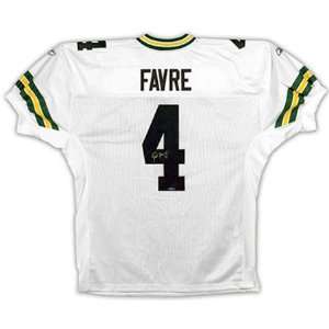  Brett Favre Green Bay Packers Autographed White Jersey 