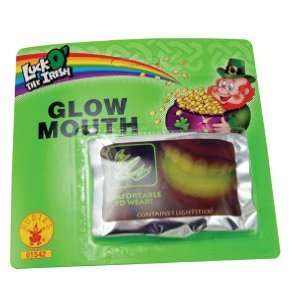  Luck of the Irish Leprechaun Neon Green Glow Mouth Toy 