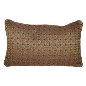 16x26 Burgundy and Pink Dots Brocade Decorative Lumbar Pillow Cover 
