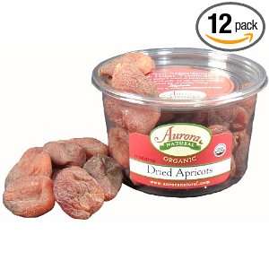 Aurora Products Inc. Apricots Organic, 11 Ounce Tub (Pack of 12)