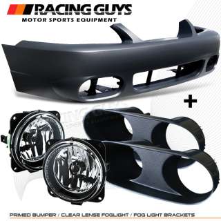 99 00 01 02 03 04 FORD MUSTANG COBRA STYLE FRONT BUMPER COVER+FOG 