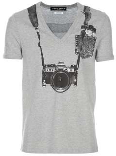 Frankie Morello Camera Print T Shirt   Tessabit   farfetch 