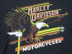 VTG 80s Harley Davidson Screaming Eagle T Shirt M 1984  