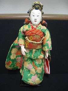 ANTIQUE CHINESE ACTOR DOLL WOOD FACE  