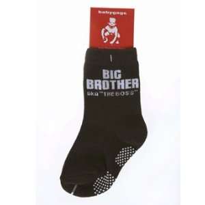 Big Brother aka the Boss Cotton Toddler Socks 2 3Y