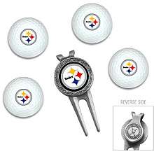 Team Golf Pittsburgh Steelers Golf Balls & Divot Tool Set    