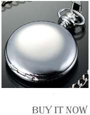   Pendant Dangle Pocket Quartz Watch Lady Men Chain Necklace /Box  