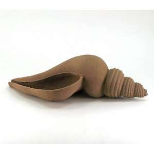  Sandstone Shell Roll Bowl   Brown