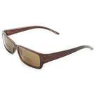 Faddism Rectangle Fashion Sunglasses Brown with Vision Power 1.5 