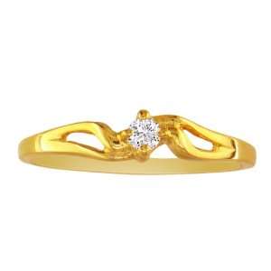  10K Yellow Gold Diamond Promise Ring Jewelry