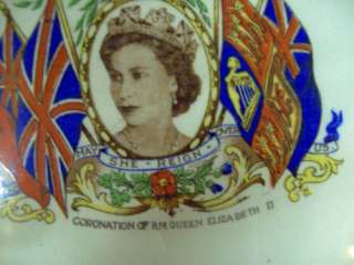 CORONATION King GEORGE VI Queen ELIZABETH Plate PROGRAM  