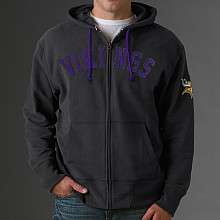 47 Brand Minnesota Vikings Gametime Full Zip Hooded Sweatshirt 