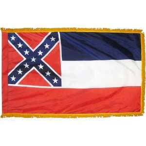  3x5 ft. Mississippi State Flag for Indoor Use