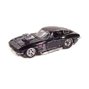  1963 Chevy Corvette Stingray Blown 1/24 Black Toys 