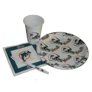 MIAMI DOLPHINS PARTY PACK   Miami Dolphins Sports 