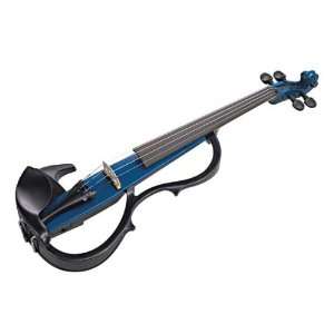   SV 200KBLU Silent 4/4 Violin Only Ocean Blue Musical Instruments