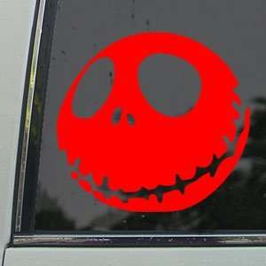   Red Decal JACK SKELLINGTON Red Sticker Arts, Crafts & Sewing