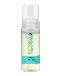 Boots Tea Tree and Witch Hazel Foaming Face Wash 150ml   Boots