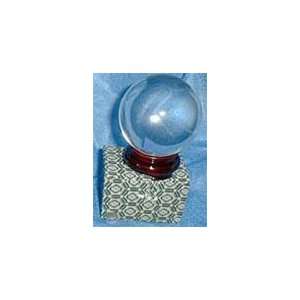  110mm LEADED GLASS CLEAR CRYSTAL BALL