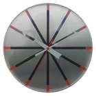 George Nelson 11.25 in. George Nelson Contemporary Silver Wall Clock