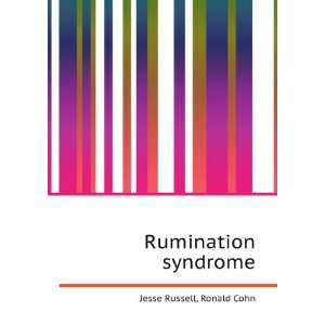  Rumination syndrome Ronald Cohn Jesse Russell Books