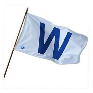  Chicago Cubs White W Flag