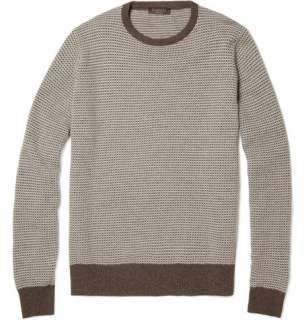   Knitwear  Crew necks  Merino Wool and Cashmere Blend Sweater