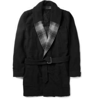    Coats and jackets  Winter coats  Belted Shawl Collar Coat