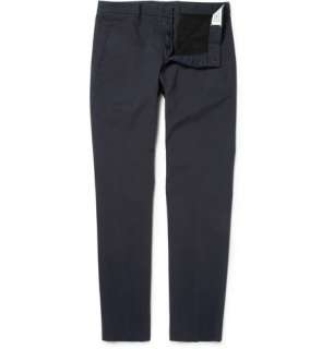    Trousers  Casual trousers  Slim Fit Cotton Twill Trousers