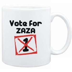  Mug White  Vote for Zaza  Female Names Sports 