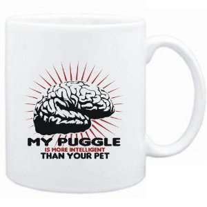 Mug White  MY Puggle IS MORE INTELLIGENT THAN YOUR PET   Dogs 