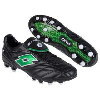 Athletics Lotto Mens Stadio Fuoriclasse Black/Green Shoes 